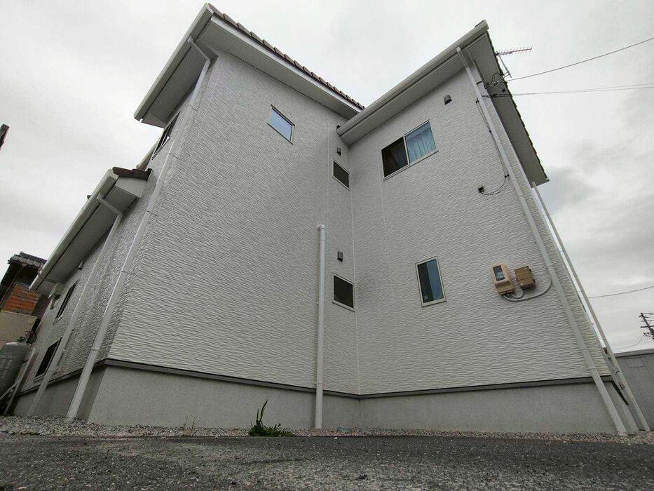 画像11005：浜松市中央区下石田町で外壁塗装（シリコン）・屋根カバー工法（IGスーパーガルテクト）で施工！
