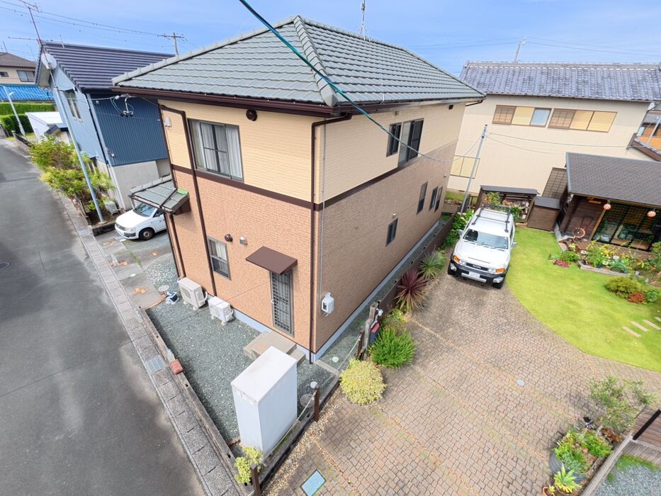 画像11017：浜松市中央区下石田町で外壁塗装（シリコン）・屋根カバー工法（IGスーパーガルテクト）で施工！