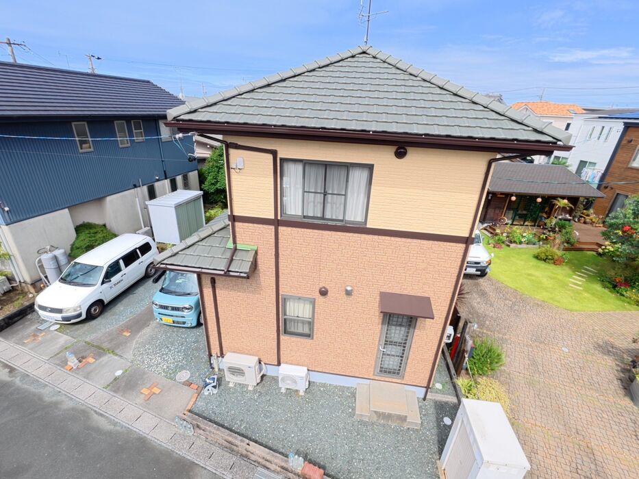 画像11018：浜松市中央区下石田町で外壁塗装（シリコン）・屋根カバー工法（IGスーパーガルテクト）で施工！