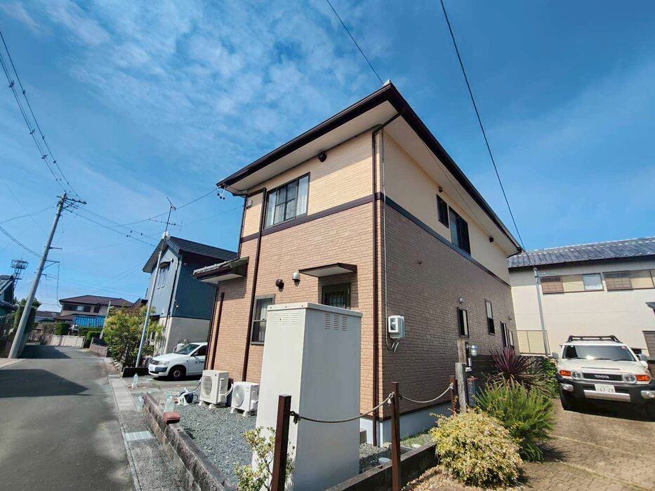 画像11025：浜松市中央区下石田町で外壁塗装（シリコン）・屋根カバー工法（IGスーパーガルテクト）で施工！