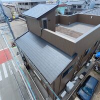 画像11041：浜松市中央区下石田町で外壁塗装（シリコン）・屋根カバー工法（IGスーパーガルテクト）で施工！