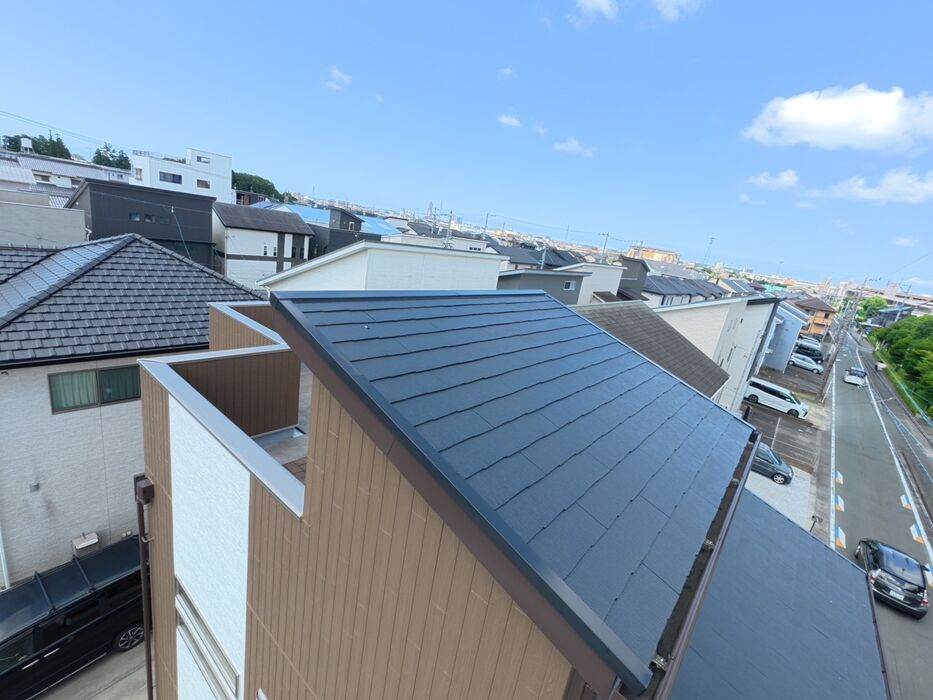 画像11042：浜松市中央区下石田町で外壁塗装（シリコン）・屋根カバー工法（IGスーパーガルテクト）で施工！