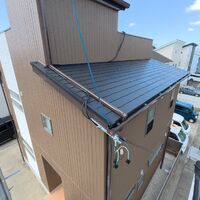 画像11044：浜松市中央区下石田町で外壁塗装（シリコン）・屋根カバー工法（IGスーパーガルテクト）で施工！