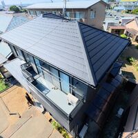 画像11114：浜松市中央区下石田町で外壁塗装（シリコン）・屋根カバー工法（IGスーパーガルテクト）で施工！