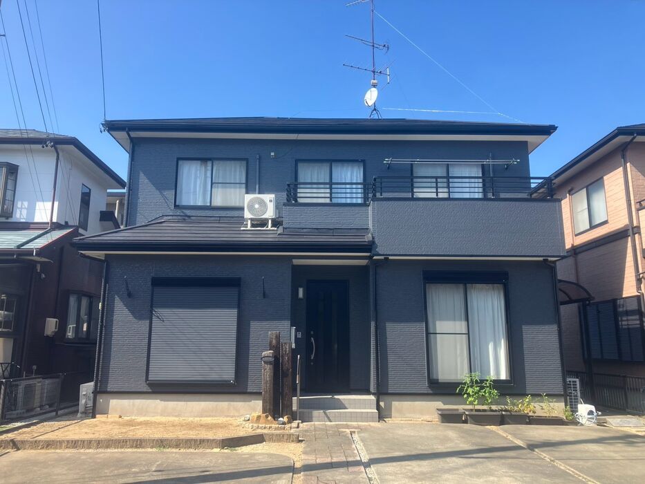 画像11119：浜松市中央区下石田町で外壁塗装（シリコン）・屋根カバー工法（IGスーパーガルテクト）で施工！