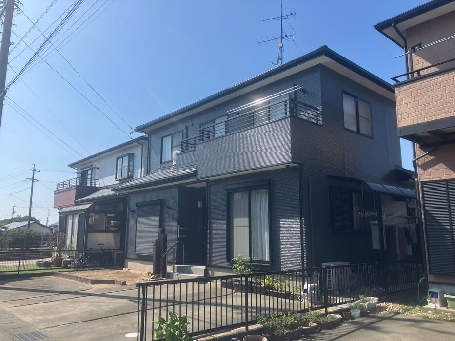画像11120：浜松市中央区下石田町で外壁塗装（シリコン）・屋根カバー工法（IGスーパーガルテクト）で施工！