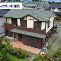 画像1355：浜松市中央区下石田町で外壁塗装（シリコン）・屋根カバー工法（IGスーパーガルテクト）で施工！