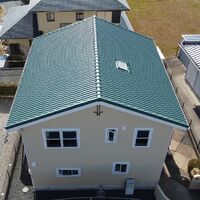 画像1363：浜松市中央区下石田町で外壁塗装（シリコン）・屋根カバー工法（IGスーパーガルテクト）で施工！