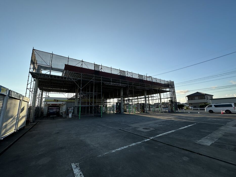 画像1607：浜松市中央区下石田町で外壁塗装（シリコン）・屋根カバー工法（IGスーパーガルテクト）で施工！
