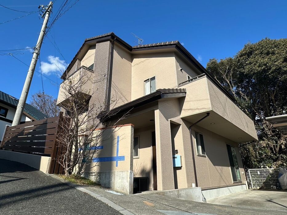 画像4267：浜松市中央区下石田町で外壁塗装（シリコン）・屋根カバー工法（IGスーパーガルテクト）で施工！