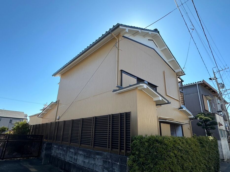 画像5794：浜松市中央区下石田町で外壁塗装（シリコン）・屋根カバー工法（IGスーパーガルテクト）で施工！