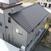 画像5807：浜松市中央区下石田町で外壁塗装（シリコン）・屋根カバー工法（IGスーパーガルテクト）で施工！