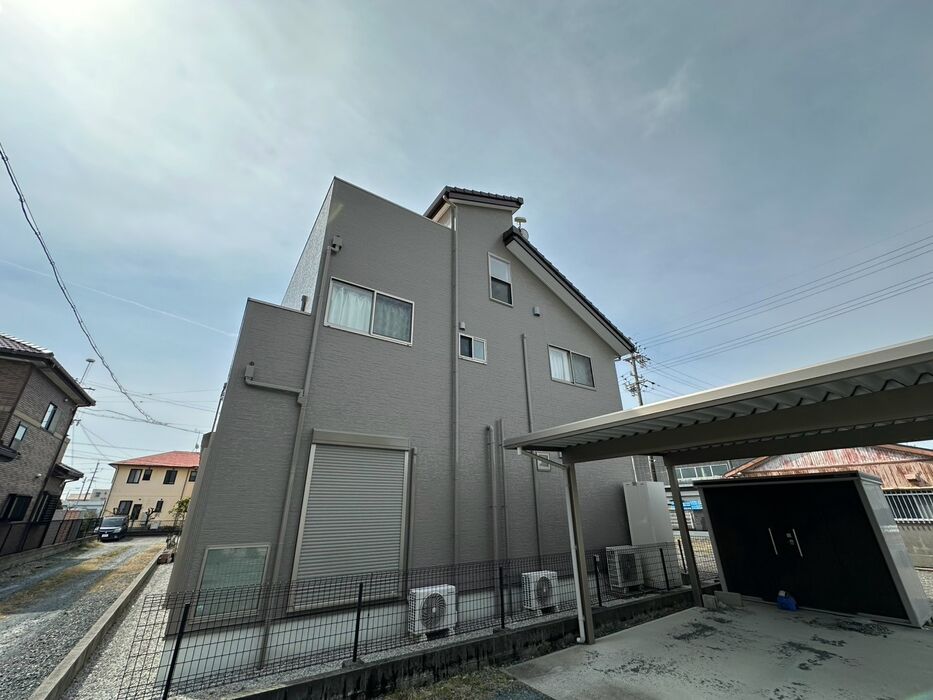 画像5813：浜松市中央区下石田町で外壁塗装（シリコン）・屋根カバー工法（IGスーパーガルテクト）で施工！