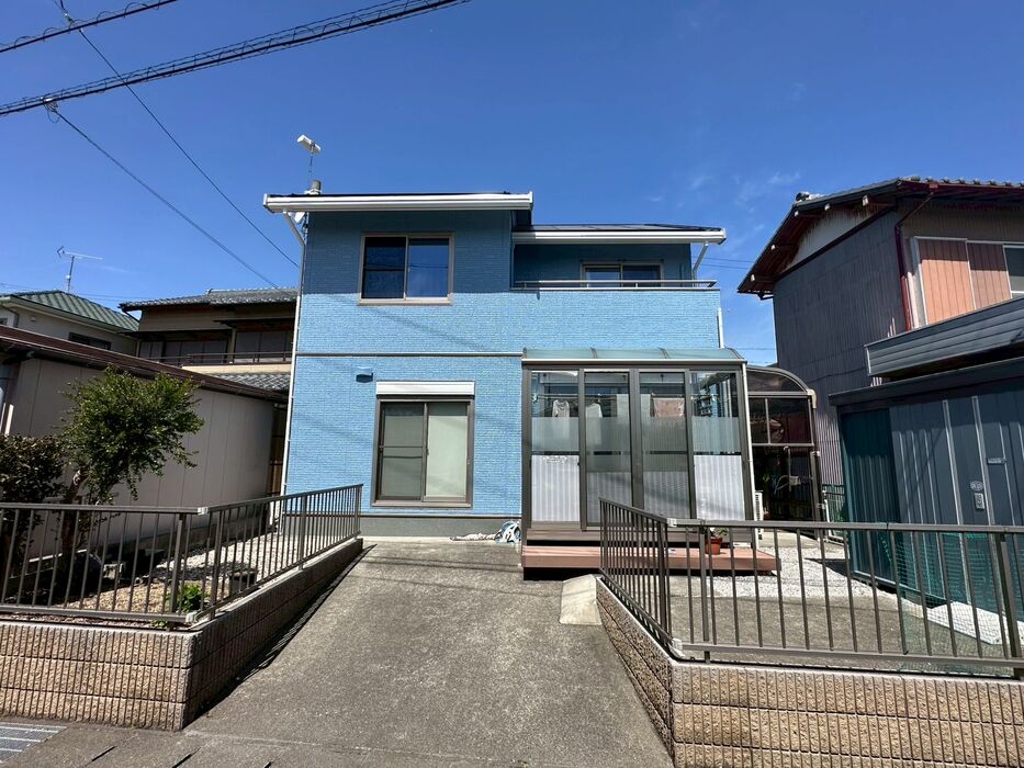 画像6135：浜松市中央区下石田町で外壁塗装（シリコン）・屋根カバー工法（IGスーパーガルテクト）で施工！