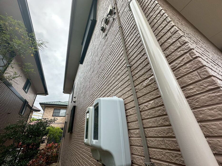 画像6151：浜松市中央区下石田町で外壁塗装（シリコン）・屋根カバー工法（IGスーパーガルテクト）で施工！