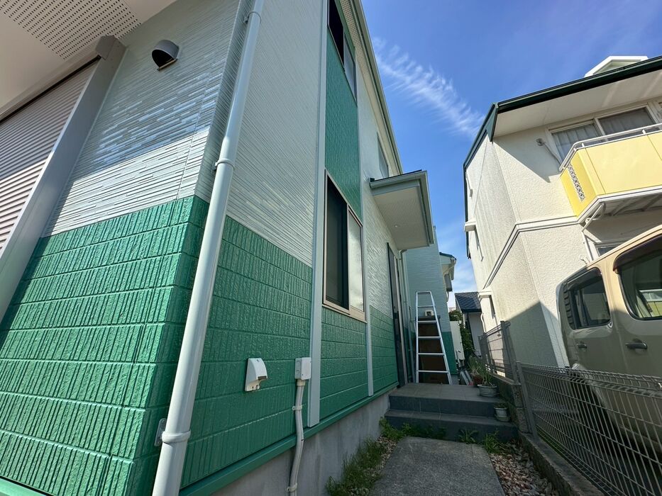 画像6521：浜松市中央区下石田町で外壁塗装（シリコン）・屋根カバー工法（IGスーパーガルテクト）で施工！
