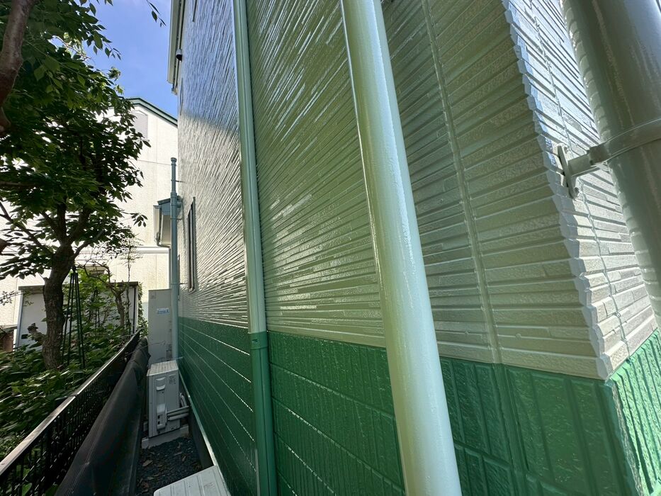 画像6523：浜松市中央区下石田町で外壁塗装（シリコン）・屋根カバー工法（IGスーパーガルテクト）で施工！