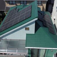 画像6527：浜松市中央区下石田町で外壁塗装（シリコン）・屋根カバー工法（IGスーパーガルテクト）で施工！