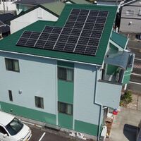 画像6529：浜松市中央区下石田町で外壁塗装（シリコン）・屋根カバー工法（IGスーパーガルテクト）で施工！