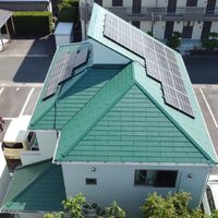 画像6530：浜松市中央区下石田町で外壁塗装（シリコン）・屋根カバー工法（IGスーパーガルテクト）で施工！