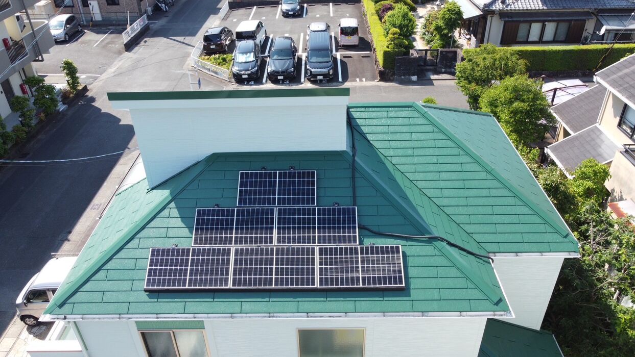 画像6531：浜松市中央区下石田町で外壁塗装（シリコン）・屋根カバー工法（IGスーパーガルテクト）で施工！