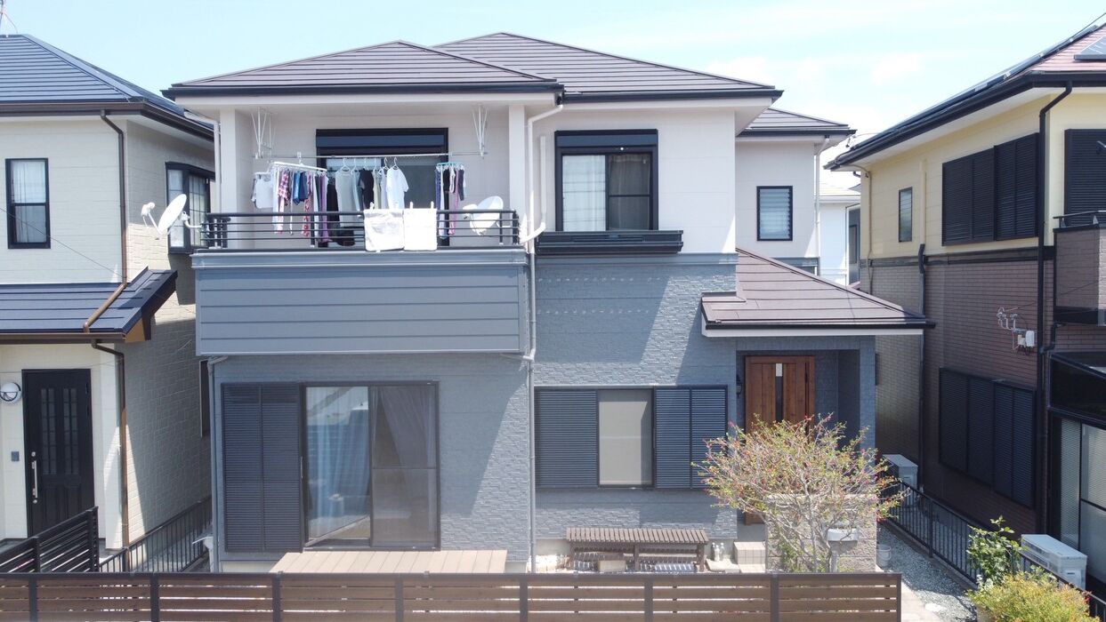 画像6578：浜松市中央区下石田町で外壁塗装（シリコン）・屋根カバー工法（IGスーパーガルテクト）で施工！