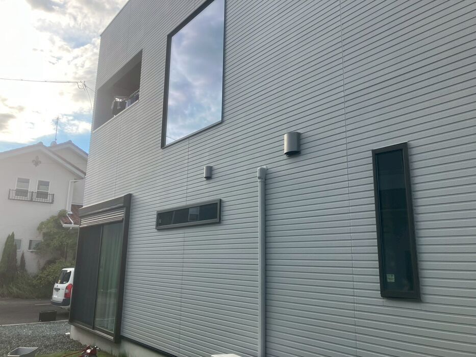 画像8420：浜松市中央区下石田町で外壁塗装（シリコン）・屋根カバー工法（IGスーパーガルテクト）で施工！