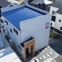 画像8424：浜松市中央区下石田町で外壁塗装（シリコン）・屋根カバー工法（IGスーパーガルテクト）で施工！