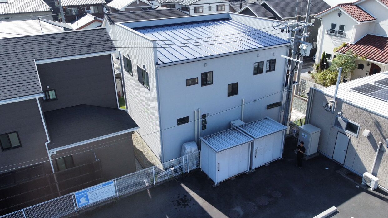 画像8425：浜松市中央区下石田町で外壁塗装（シリコン）・屋根カバー工法（IGスーパーガルテクト）で施工！
