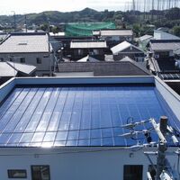 画像8426：浜松市中央区下石田町で外壁塗装（シリコン）・屋根カバー工法（IGスーパーガルテクト）で施工！