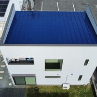 画像8428：浜松市中央区下石田町で外壁塗装（シリコン）・屋根カバー工法（IGスーパーガルテクト）で施工！
