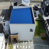 画像8429：浜松市中央区下石田町で外壁塗装（シリコン）・屋根カバー工法（IGスーパーガルテクト）で施工！