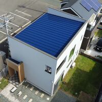 画像8430：浜松市中央区下石田町で外壁塗装（シリコン）・屋根カバー工法（IGスーパーガルテクト）で施工！