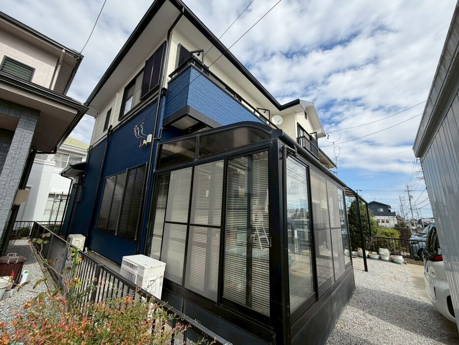 画像8489：浜松市中央区下石田町で外壁塗装（シリコン）・屋根カバー工法（IGスーパーガルテクト）で施工！