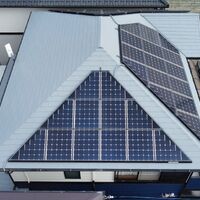 画像8490：浜松市中央区下石田町で外壁塗装（シリコン）・屋根カバー工法（IGスーパーガルテクト）で施工！