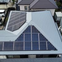 画像8493：浜松市中央区下石田町で外壁塗装（シリコン）・屋根カバー工法（IGスーパーガルテクト）で施工！