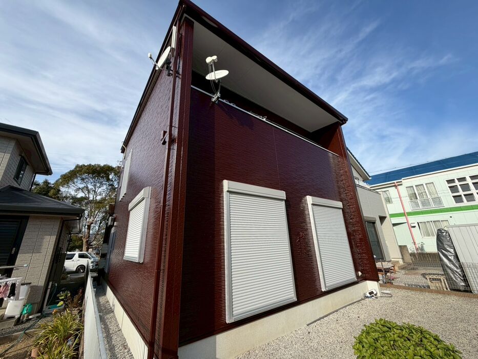 画像9070：浜松市中央区下石田町で外壁塗装（シリコン）・屋根カバー工法（IGスーパーガルテクト）で施工！