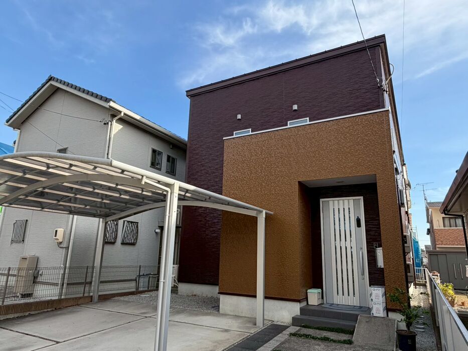 画像9073：浜松市中央区下石田町で外壁塗装（シリコン）・屋根カバー工法（IGスーパーガルテクト）で施工！