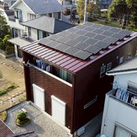 画像9077：浜松市中央区下石田町で外壁塗装（シリコン）・屋根カバー工法（IGスーパーガルテクト）で施工！