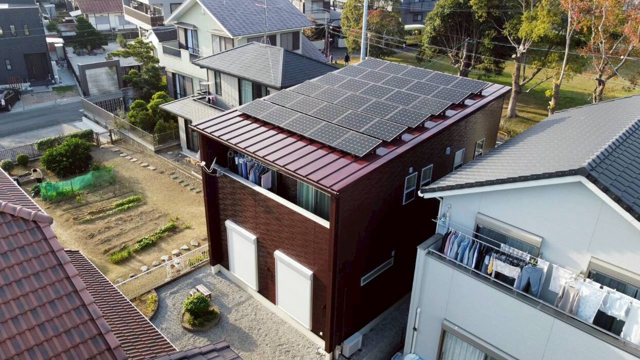 画像9077：浜松市中央区下石田町で外壁塗装（シリコン）・屋根カバー工法（IGスーパーガルテクト）で施工！