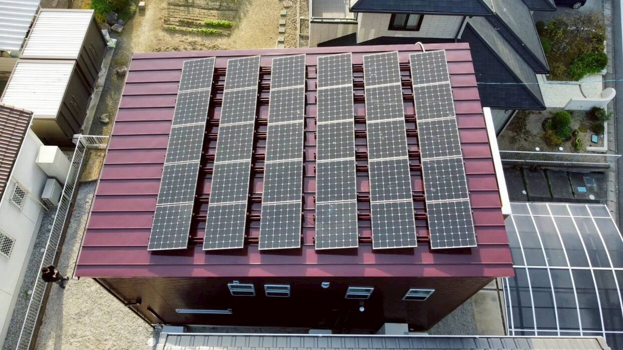 画像9079：浜松市中央区下石田町で外壁塗装（シリコン）・屋根カバー工法（IGスーパーガルテクト）で施工！