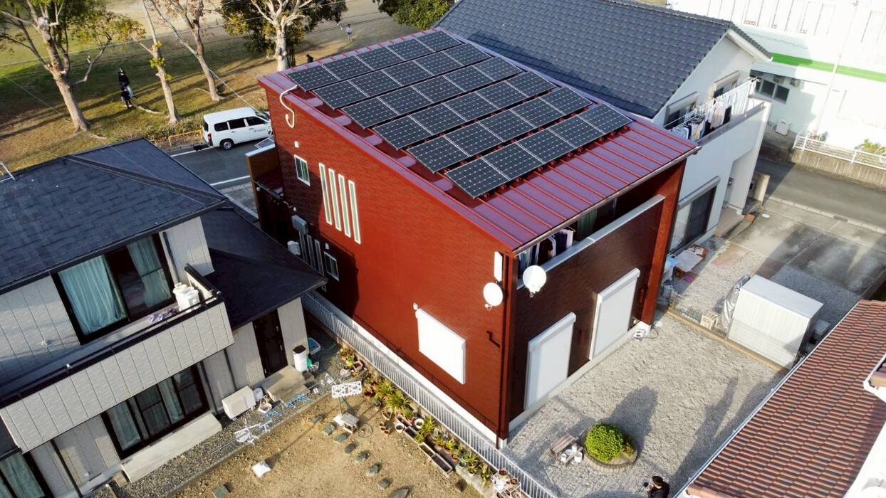 画像9082：浜松市中央区下石田町で外壁塗装（シリコン）・屋根カバー工法（IGスーパーガルテクト）で施工！