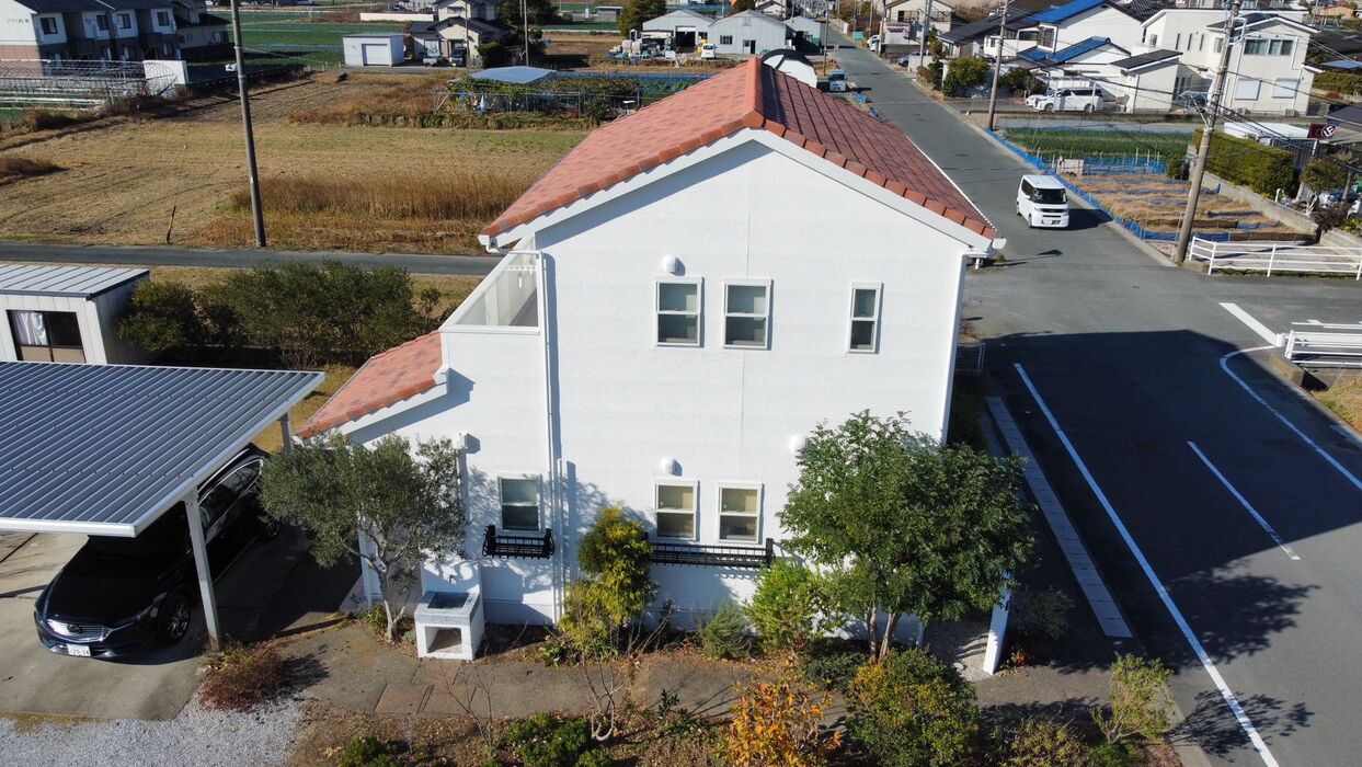 画像9673：浜松市中央区下石田町で外壁塗装（シリコン）・屋根カバー工法（IGスーパーガルテクト）で施工！