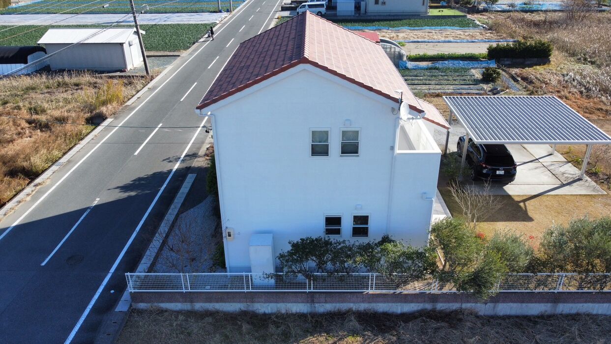 画像9674：浜松市中央区下石田町で外壁塗装（シリコン）・屋根カバー工法（IGスーパーガルテクト）で施工！