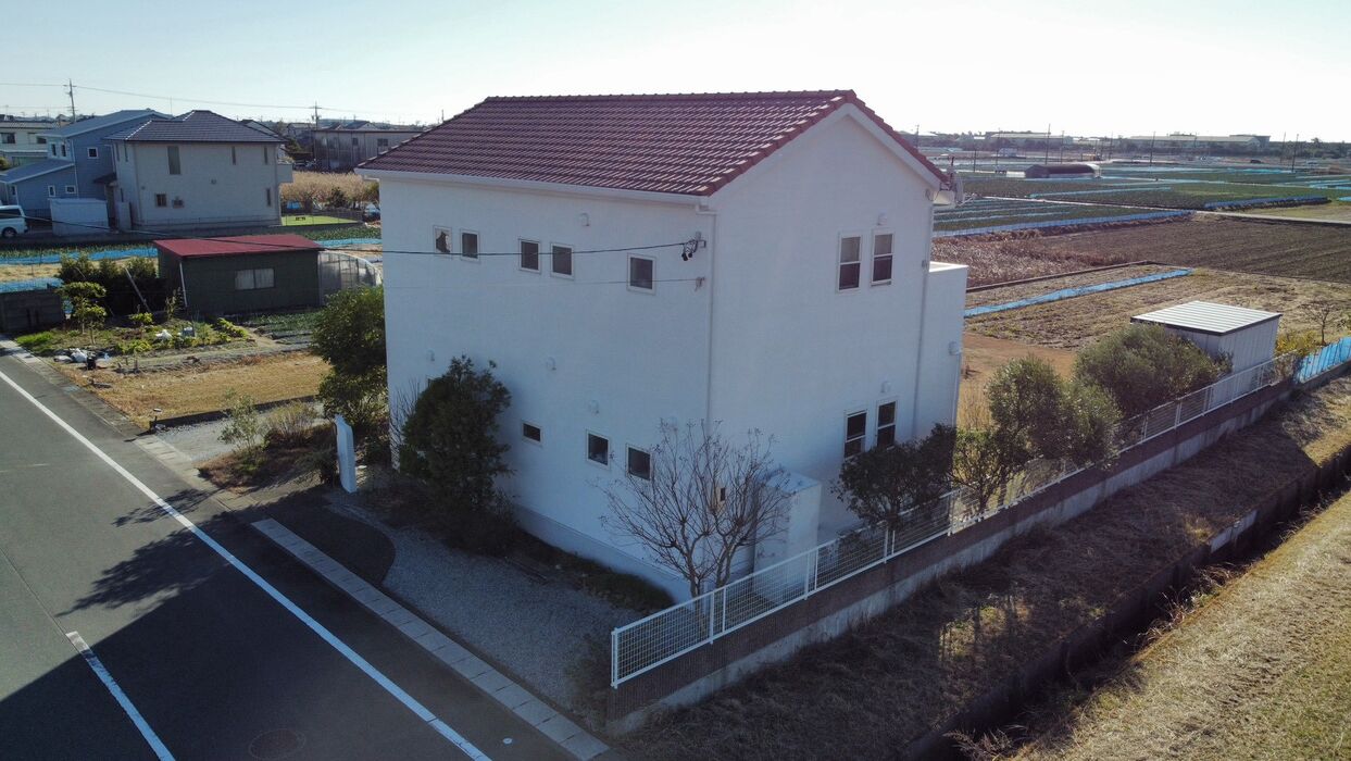 画像9675：浜松市中央区下石田町で外壁塗装（シリコン）・屋根カバー工法（IGスーパーガルテクト）で施工！