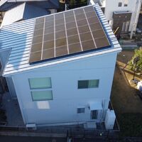 画像9695：浜松市中央区下石田町で外壁塗装（シリコン）・屋根カバー工法（IGスーパーガルテクト）で施工！