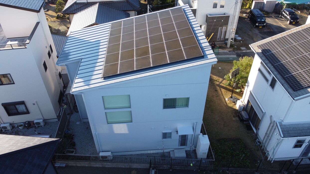 画像9695：浜松市中央区下石田町で外壁塗装（シリコン）・屋根カバー工法（IGスーパーガルテクト）で施工！