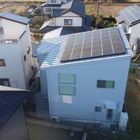 画像9696：浜松市中央区下石田町で外壁塗装（シリコン）・屋根カバー工法（IGスーパーガルテクト）で施工！