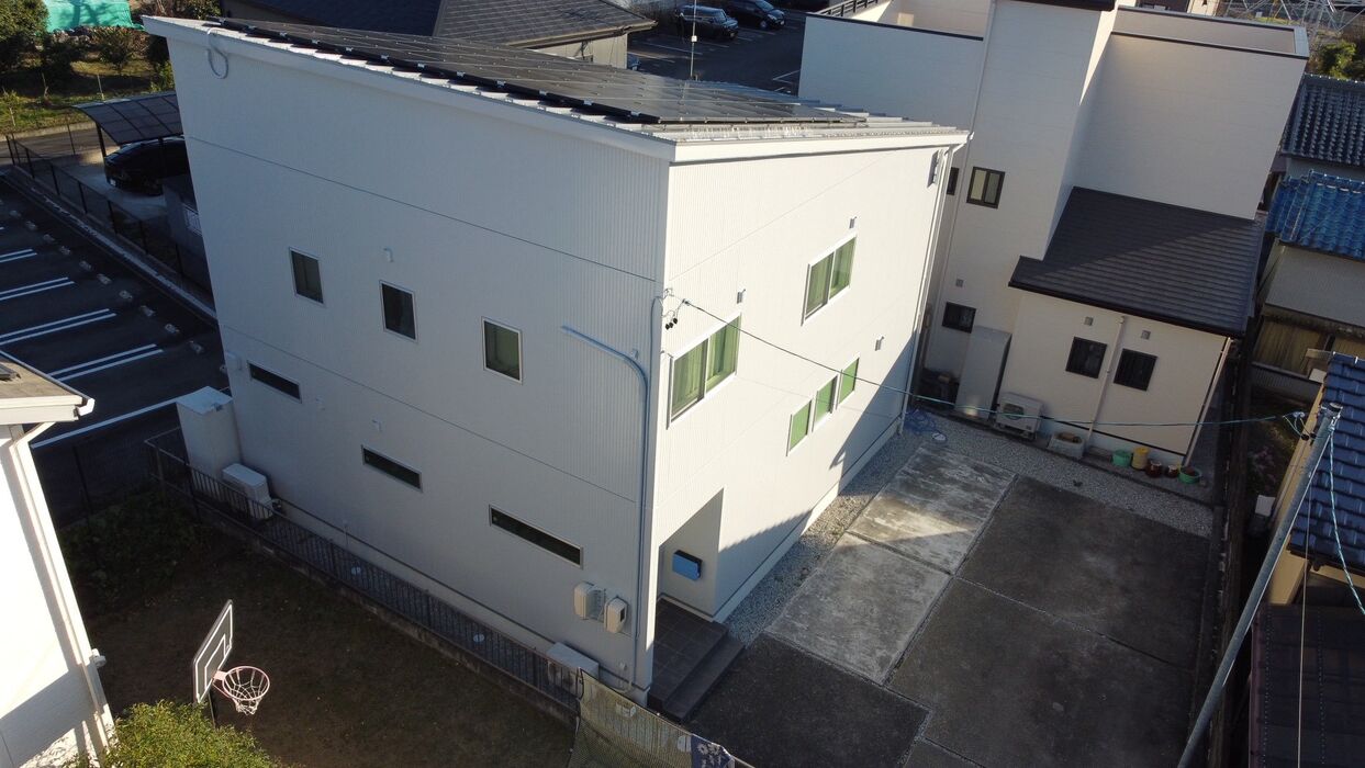 画像9698：浜松市中央区下石田町で外壁塗装（シリコン）・屋根カバー工法（IGスーパーガルテクト）で施工！