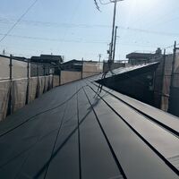 画像9730：浜松市中央区下石田町で外壁塗装（シリコン）・屋根カバー工法（IGスーパーガルテクト）で施工！